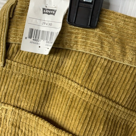 Levi’s Low Pro Mid- Rise Olive Corduroy Jeans Green Size 29x30 - Picture 8 of 10
